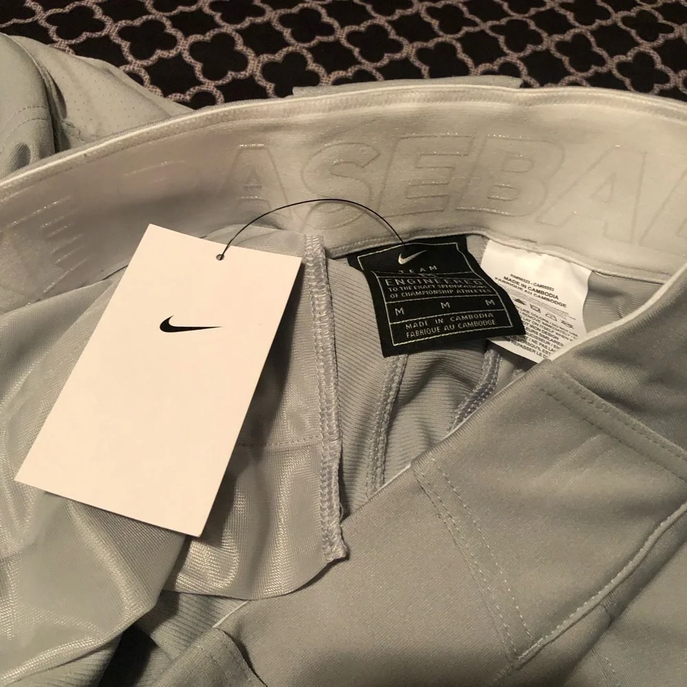 Nike Vapor Baseball Pants Grey Men’s Size Large  BQ6432-052 Gray V16